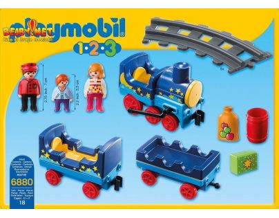 Playmobil 6880 Môj prvý vláčik s koľajami