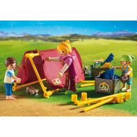 Playmobil 6888 Stanový tábor s LED táborákem 4