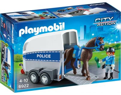 Playmobil 6922 Policajný príves pre kone