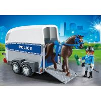 Playmobil 6922 Policajný príves pre kone 2