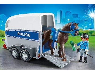 Playmobil 6922 Policajný príves pre kone