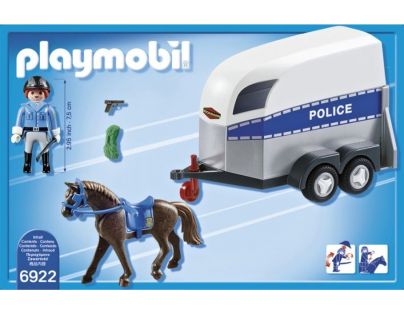 Playmobil 6922 Policajný príves pre kone