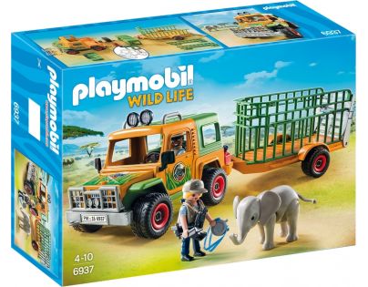 Playmobil 6937 Auto strážcu parku s prívesom