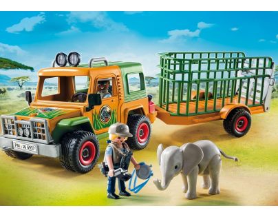 Playmobil 6937 Auto strážcu parku s prívesom
