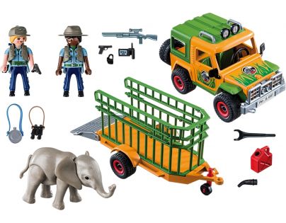 Playmobil 6937 Auto strážcu parku s prívesom