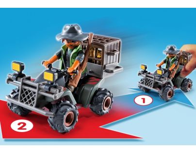 Playmobil 6939 Pytliak na štvorkolke