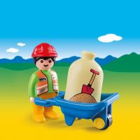 Playmobil 6961 Stavebný robotník s fúrikom 2