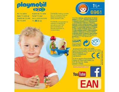 Playmobil 6961 Stavebný robotník s fúrikom
