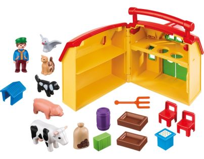 PLAYMOBIL® 6962 Moja prvá prenosná farma 1.2.3