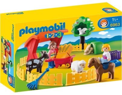 Playmobil 6963 Výbeh domácich zvierat 1.2.3