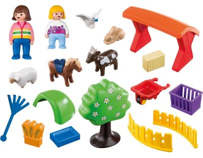 Playmobil 6963 Výbeh domácich zvierat 1.2.3