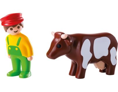 Playmobil 6972 Farmár s kravičkou