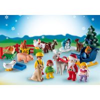 Playmobil 9009 Adventní kalendář Vánoce na statku 2