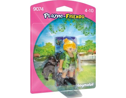 Playmobil 9074 Ošetrovateľka s gorilým mláďaťom