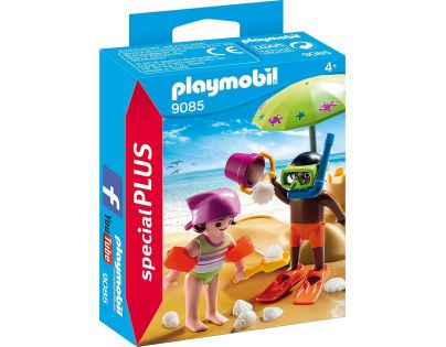 Playmobil 9085 Děti a hrad z písku