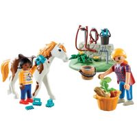 Playmobil 9100 Prenosný box Starostlivosť o kone 3