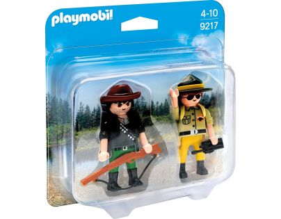 Playmobil 9217 Pytliak a správca parku