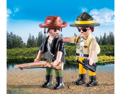 Playmobil 9217 Pytliak a správca parku