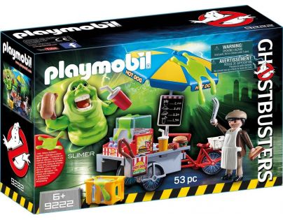 Playmobil 9222 Ghostbusters Slimer u stánku s hotdogy