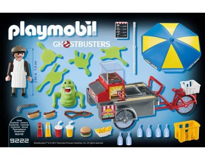 Playmobil 9222 Ghostbusters Slimer u stánku s hotdogy