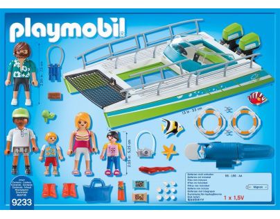 Playmobil 9233 Loď se skleněným dnem a podvodním motorem