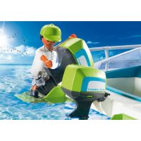Playmobil 9233 Loď se skleněným dnem a podvodním motorem 4