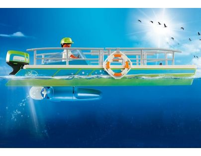 Playmobil 9233 Loď se skleněným dnem a podvodním motorem