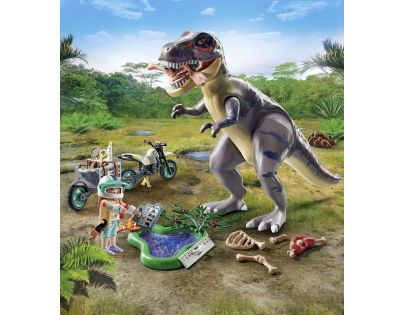Playmobil P71524PMB Hľadanie stôp T-Rexa
