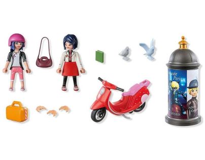 Playmobil Čarovná Lienka a Čierny kocúr: Marinettin skúter