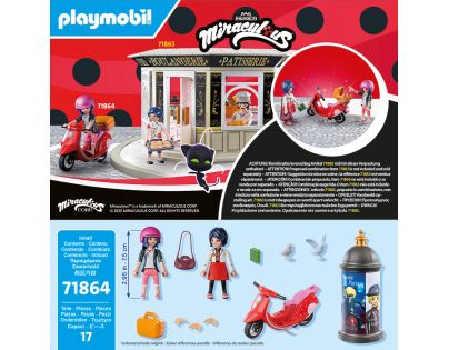 Playmobil Čarovná Lienka a Čierny kocúr: Marinettin skúter