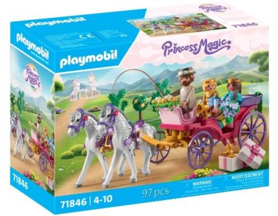 Playmobil P71846PMB Jazda kočiarom s princeznou a princom