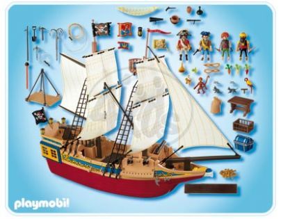 Playmobil 4290 - Velká pirátská loď