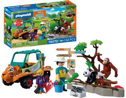 PLAYMOBIL® 72072 Vozidlo ošetrovateľa zvierat