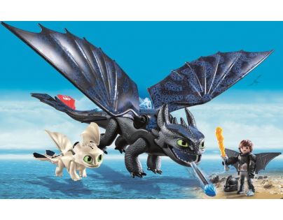 PLAYMOBIL® 70037 Štikút a Bezzubý s malým dráčikom a deťmi