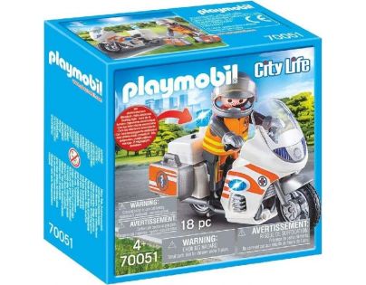 PLAYMOBIL® 70051 Záchranársky motocykel