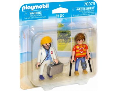 PLAYMOBIL® 70079 Lekárka a pacient