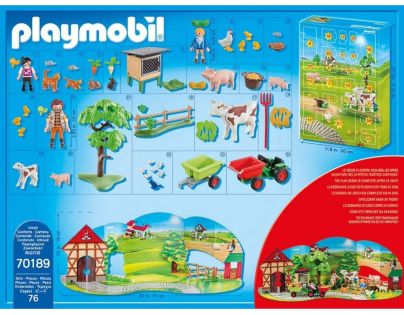 PLAYMOBIL® 70189 Adventný kalendár Farma