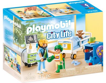 PLAYMOBIL® 70192 Detská nemocničná izba