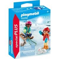 PLAYMOBIL® 70250 Deti so sánkami 4