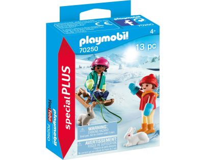 PLAYMOBIL® 70250 Deti so sánkami