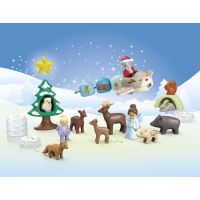 PLAYMOBIL® 70297 Junior adventný kalendár Zasnežené Vianoce 2