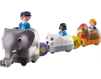 PLAYMOBIL® 70405 Môj ťahací vláčik so zvieratkami