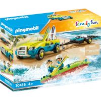 PLAYMOBIL® 70436 Plážové auto s lodným prívesom 4