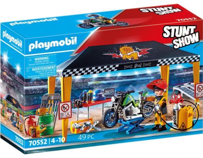 PLAYMOBIL® 70552 Kaskadérska show Servisný stan