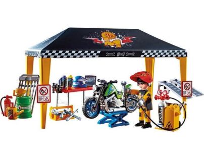 PLAYMOBIL® 70552 Kaskadérska show Servisný stan
