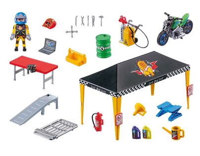 PLAYMOBIL® 70552 Kaskadérska show Servisný stan