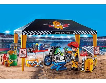 PLAYMOBIL® 70552 Kaskadérska show Servisný stan