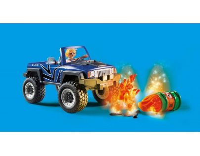 PLAYMOBIL® 70557 Hasiči v akcii s požiarnym vozidlom