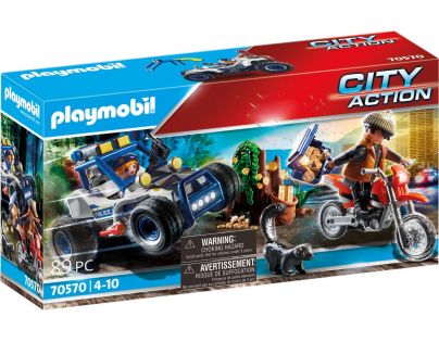 PLAYMOBIL® 70570 Policajné terénne auto Prenasledovanie zlodeja pokladu