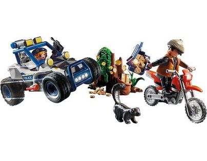 PLAYMOBIL® 70570 Policajné terénne auto Prenasledovanie zlodeja pokladu